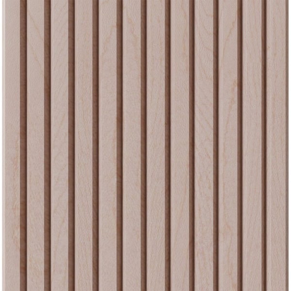 Designs Of Distinction 1" Tall Bevel Slat Tambour - Hard Maple (12"W x 48"L) 011248204HM1 - main